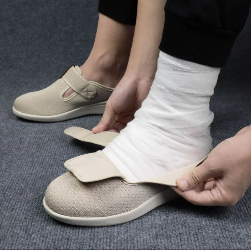 Walksure Orthopedic Slippers For Seniors With Adjustable Straps And Stability
