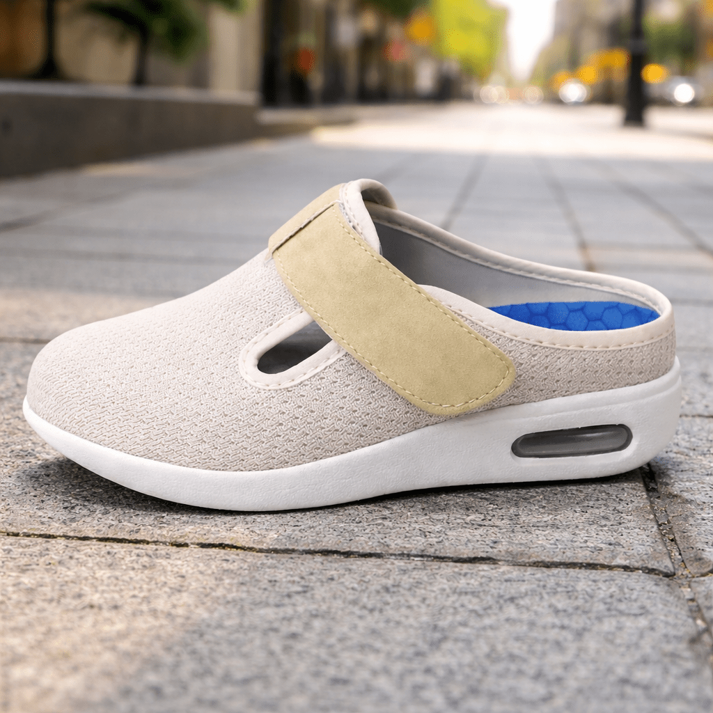 Walksure Orthopedic Slippers For Seniors With Adjustable Straps And Stability
