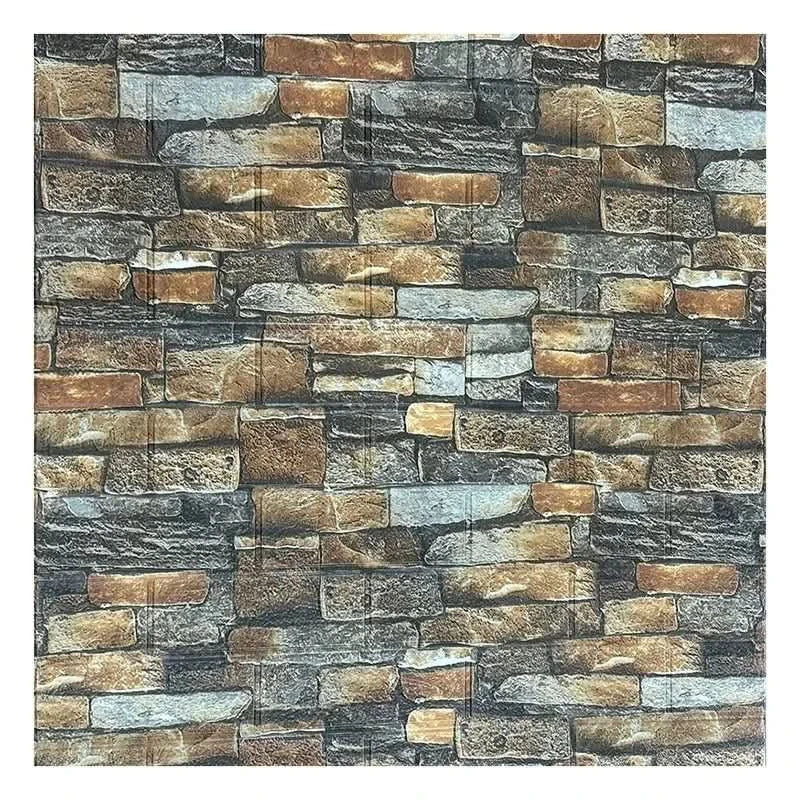 WALLFORM 3D Foam Brick Pattern Wall Covering For Interiors