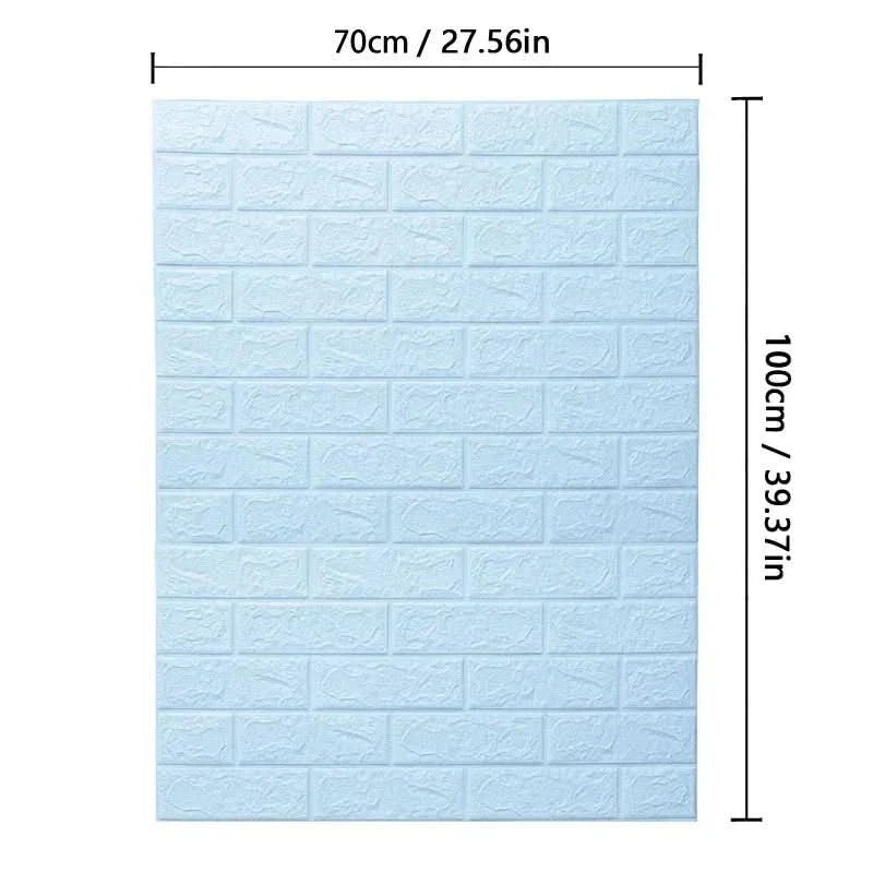 WALLFORM 3D Foam Brick Pattern Wall Covering For Interiors