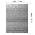 WALLFORM 3D Foam Brick Pattern Wall Covering For Interiors