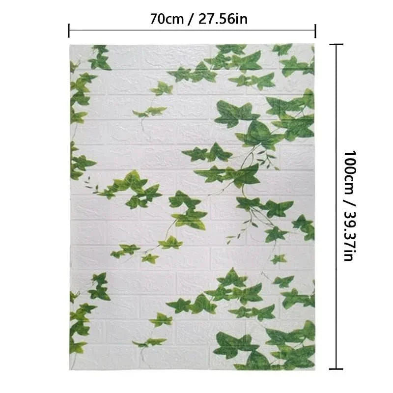 WALLFORM 3D Foam Brick Pattern Wall Covering For Interiors