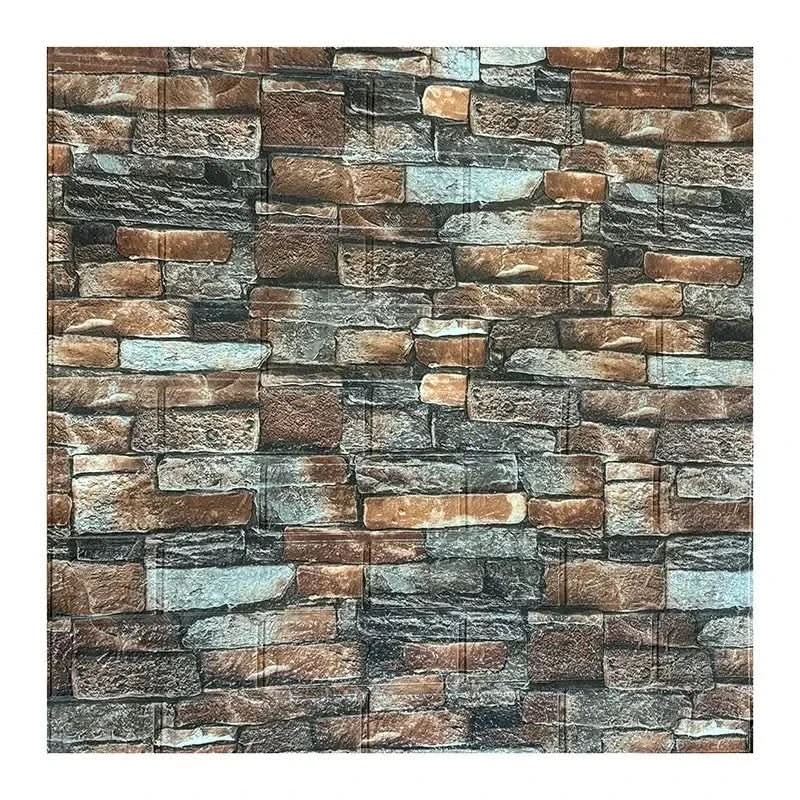 WALLFORM 3D Foam Brick Pattern Wall Covering For Interiors