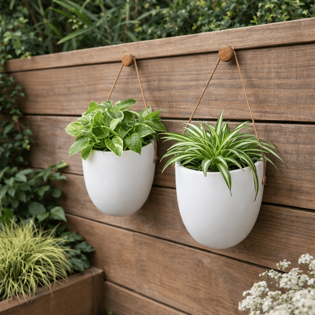 WALLORA Compact Green Wall Planter For Modern Decor