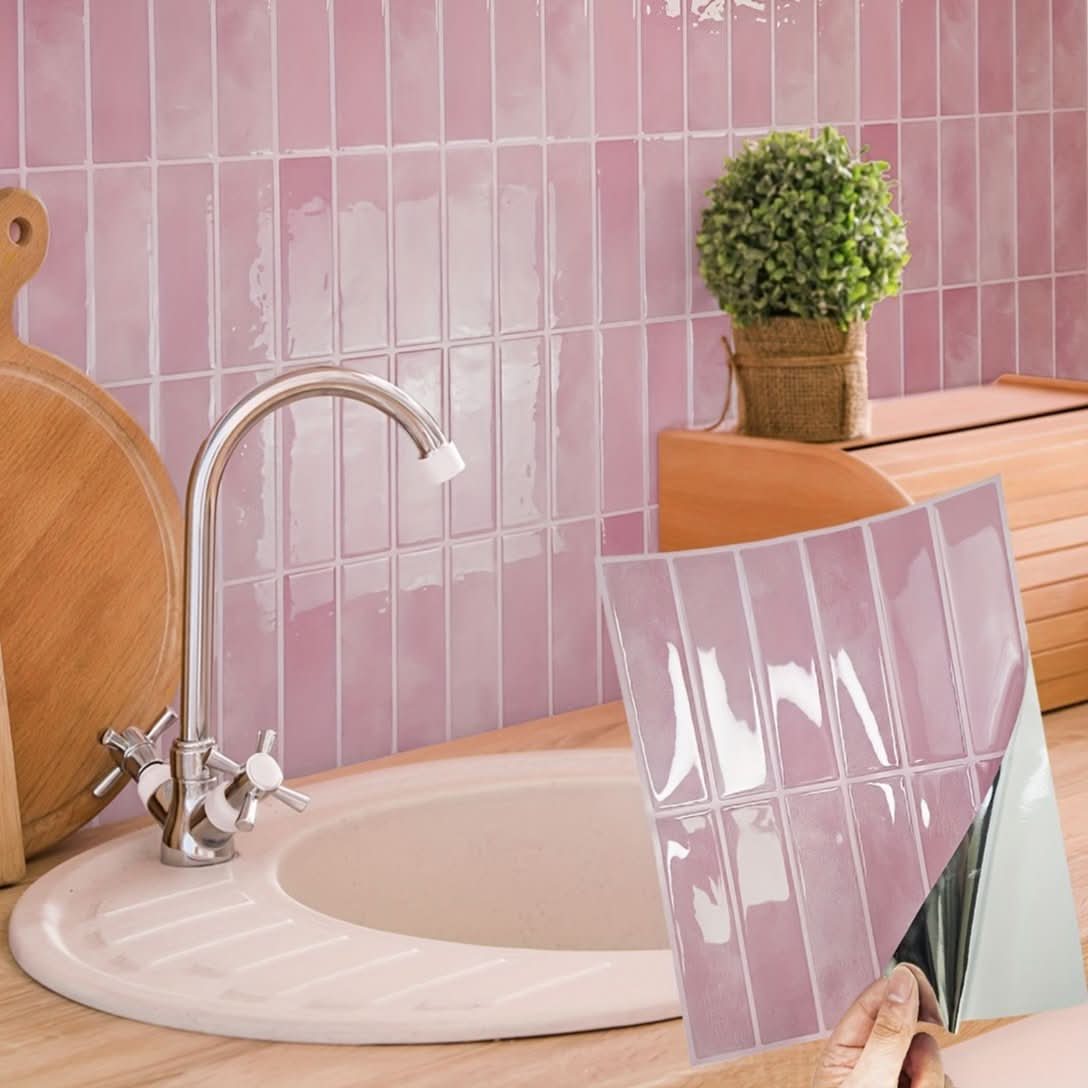 WALLSTYLE 3D Self Adhesive Wall Tiles For Modern Rooms