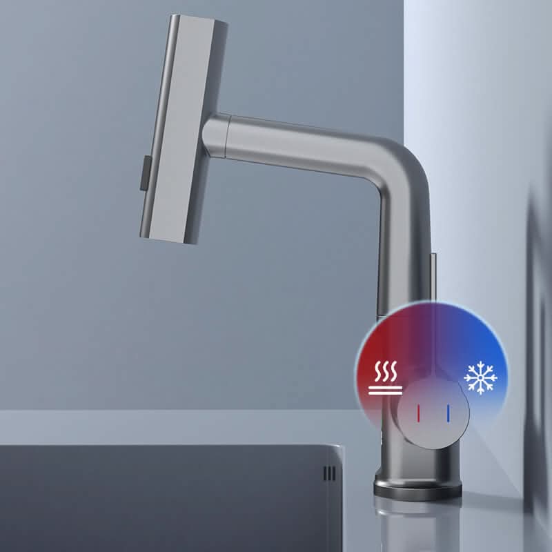 WaterMaster 360-Degree Swivel Kitchen Faucet With LED Temperature Display