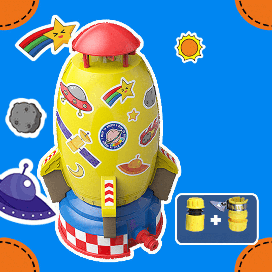 WaterRocket Garden Hose Toy For Kids Outdoor Water Launcher