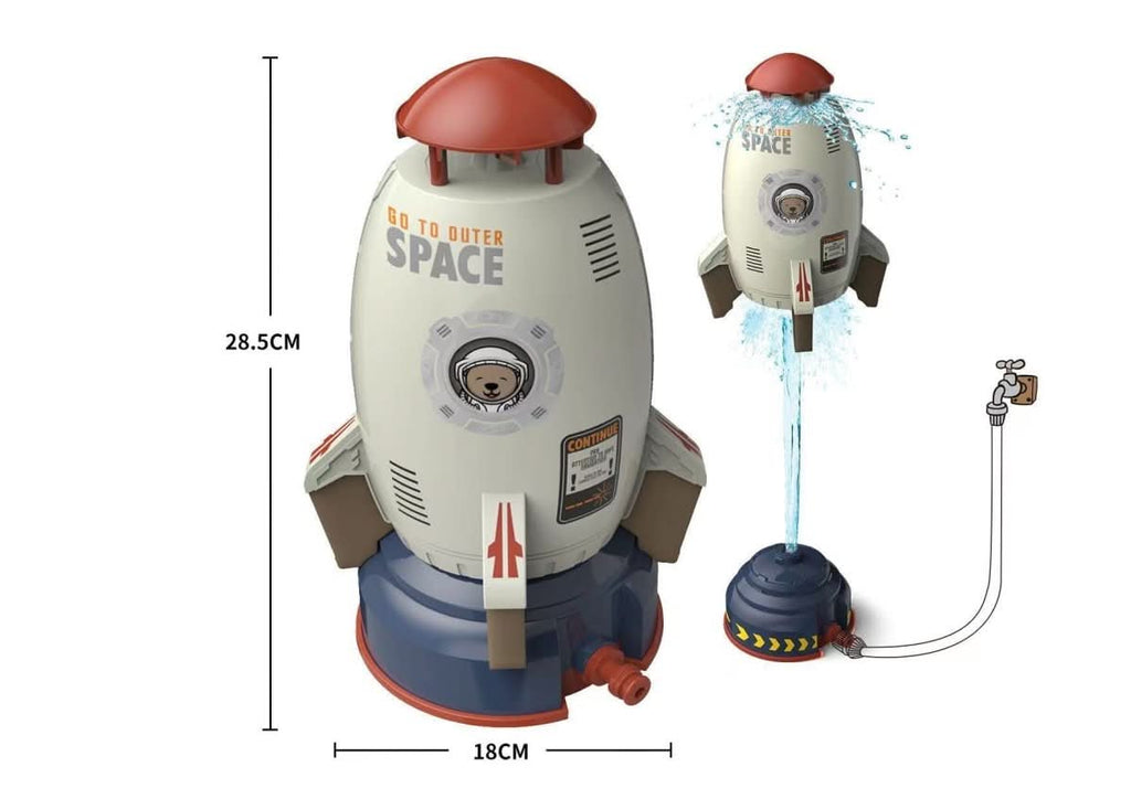 WaterRocket Garden Hose Toy For Kids Outdoor Water Launcher