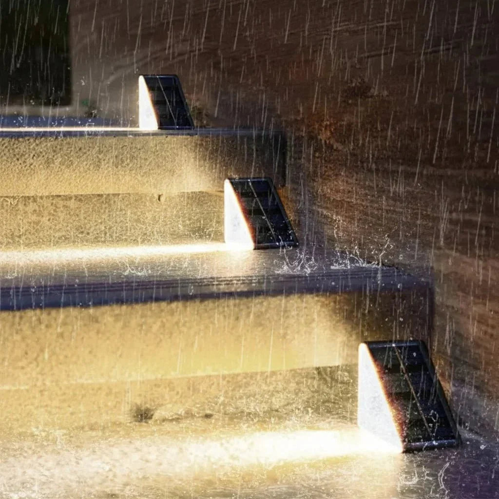 WaySafe Solar Path Lights For Garden Walkways And Steps