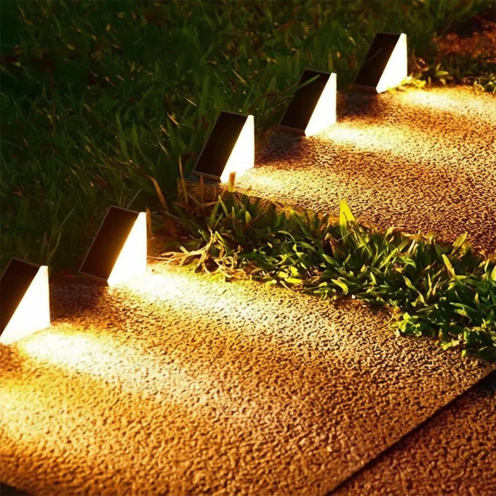 WaySafe Solar Path Lights For Garden Walkways And Steps