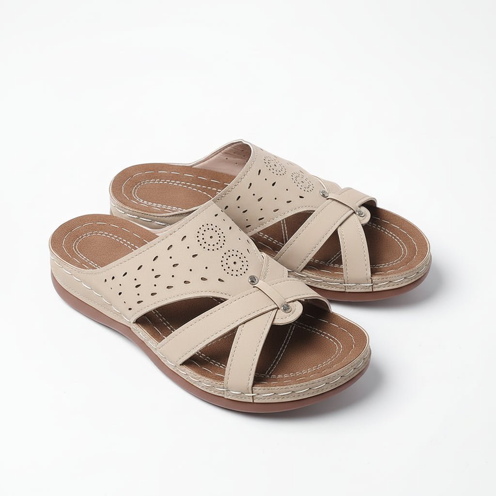 WEDGEVA Orthopedic Platform Wedge Sandals For All Day Comfort