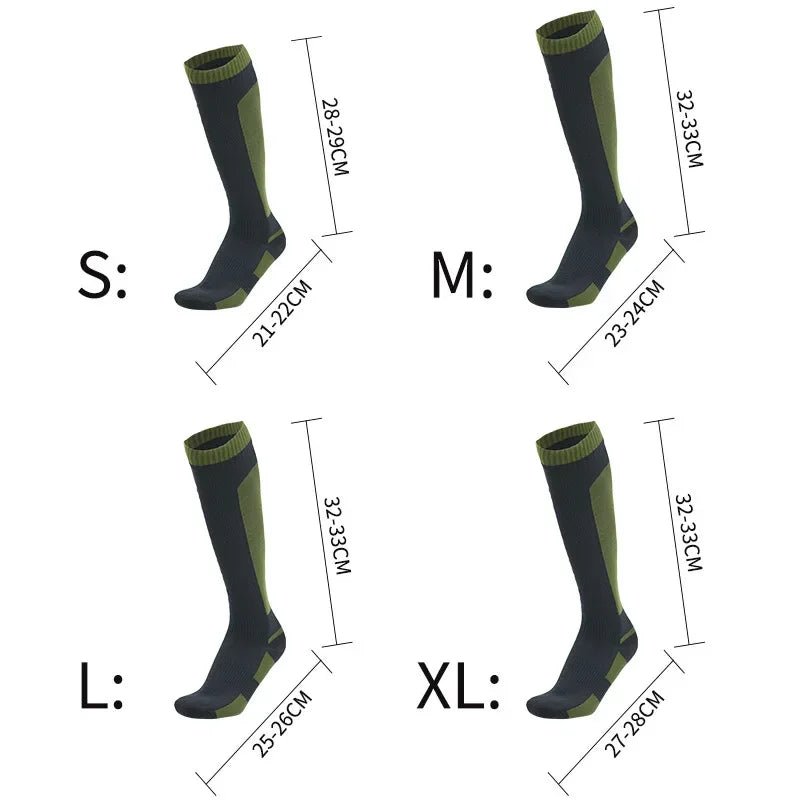 WETGUARD Knee-High Waterproof Socks for Wet Trail Adventures
