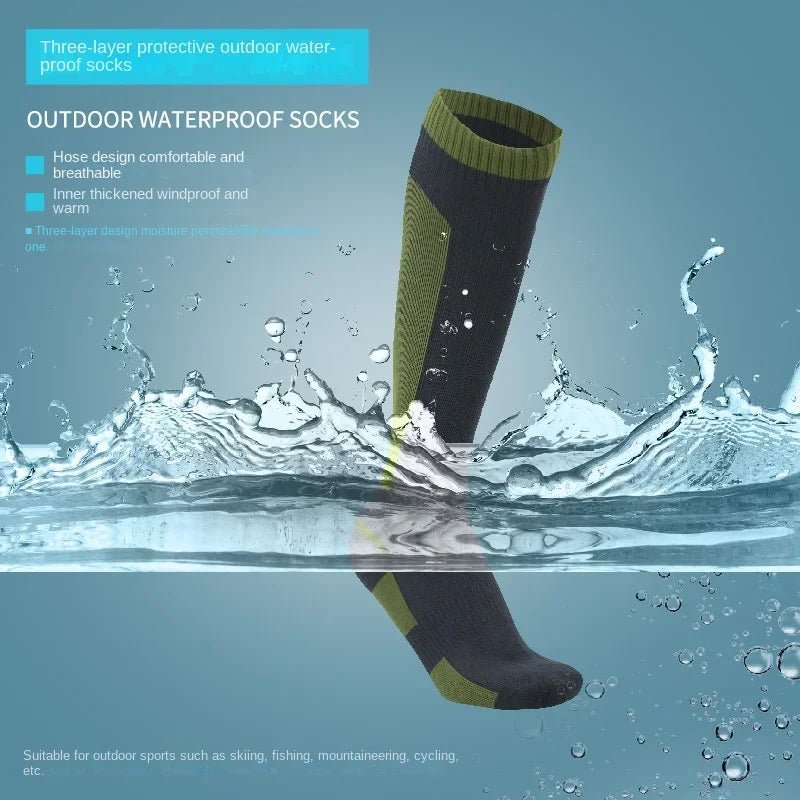 WETGUARD Knee-High Waterproof Socks for Wet Trail Adventures