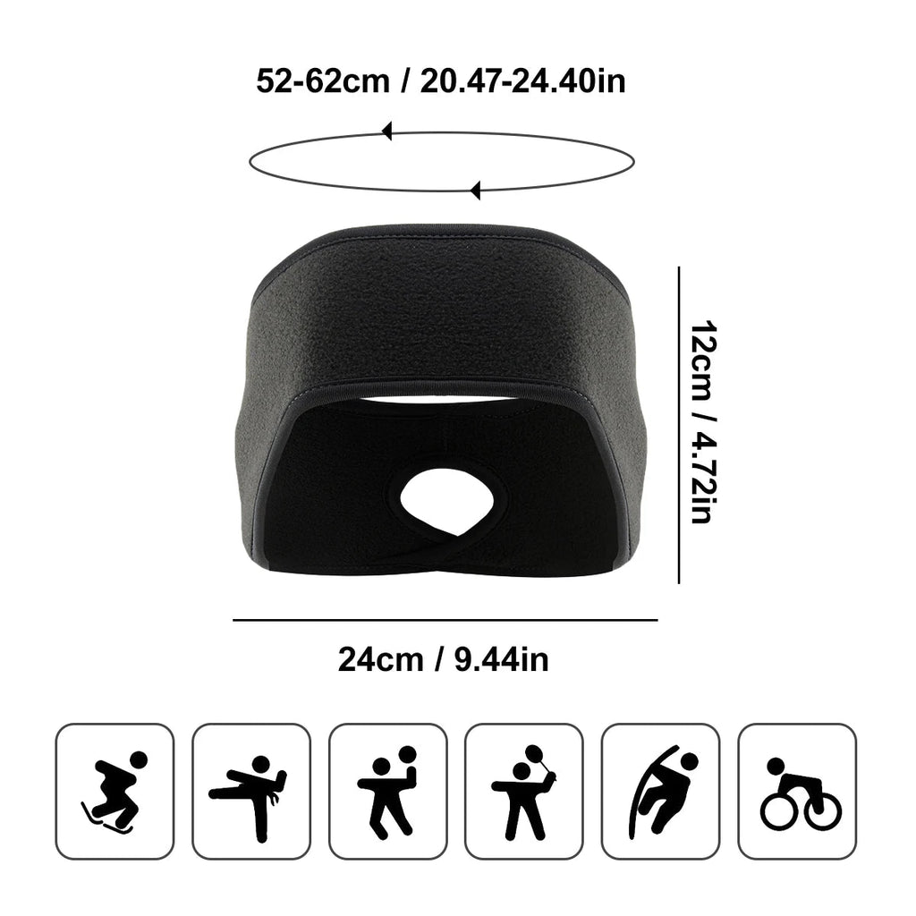 WINDLOCK Ear-Warmer Headband For Cold Outdoor Training