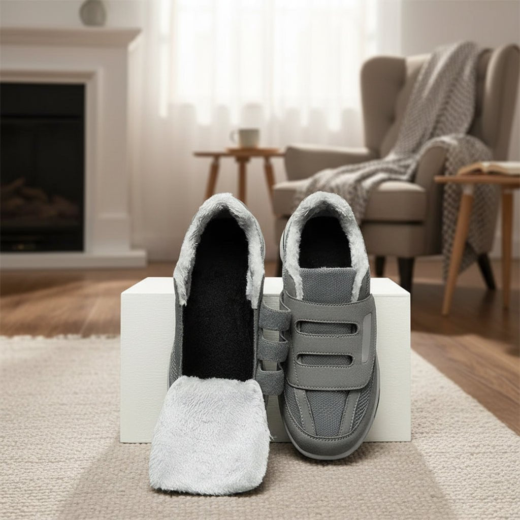 Wintercare Cozy Footwear With Ample Toe Space For Swelling