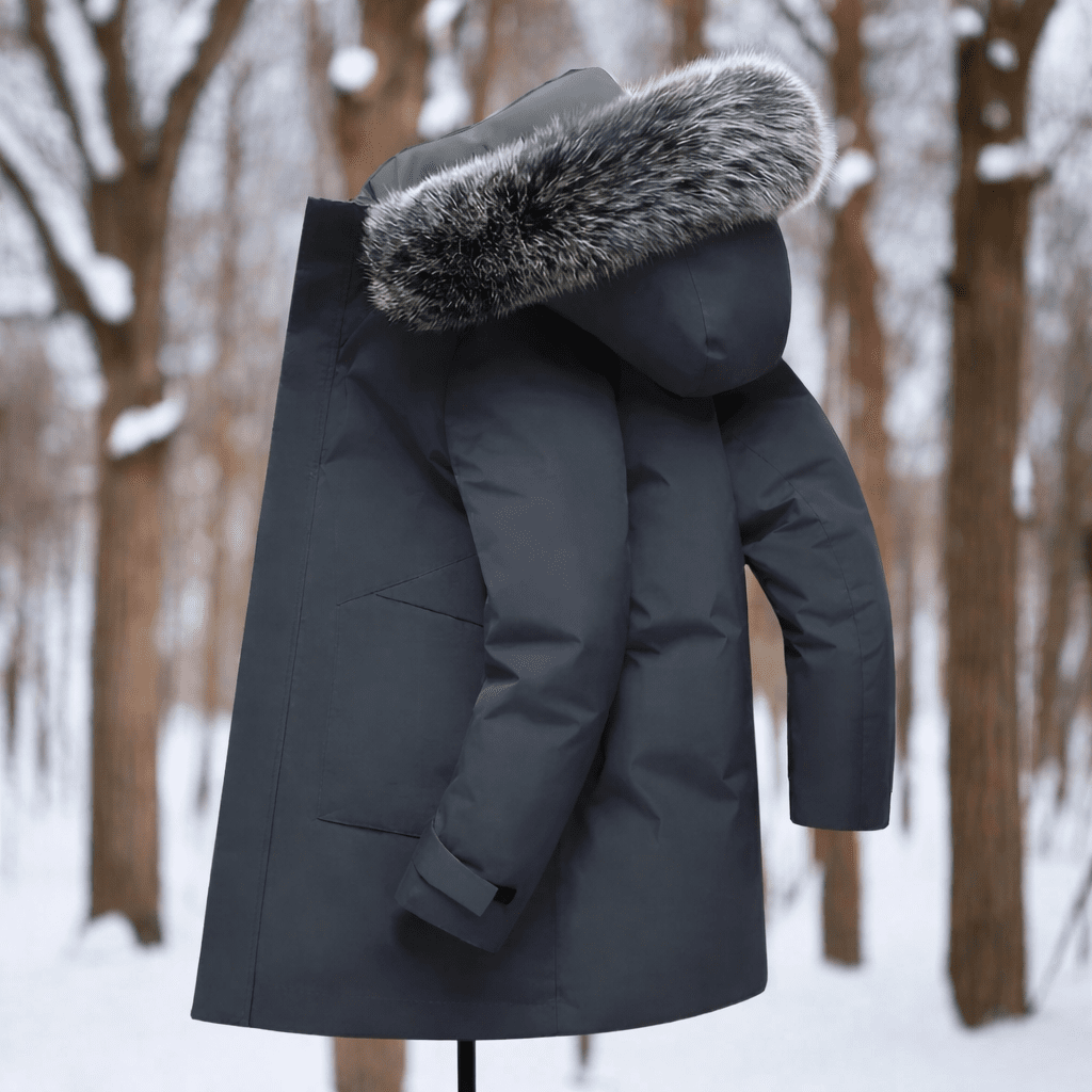 Winterforce Men's Parka With Insulation And Windproof Design