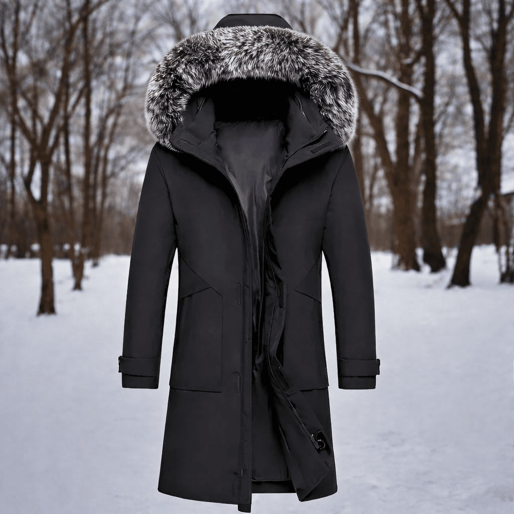 Winterforce Men's Parka With Insulation And Windproof Design