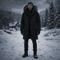 Winterforce Men's Parka With Insulation And Windproof Design
