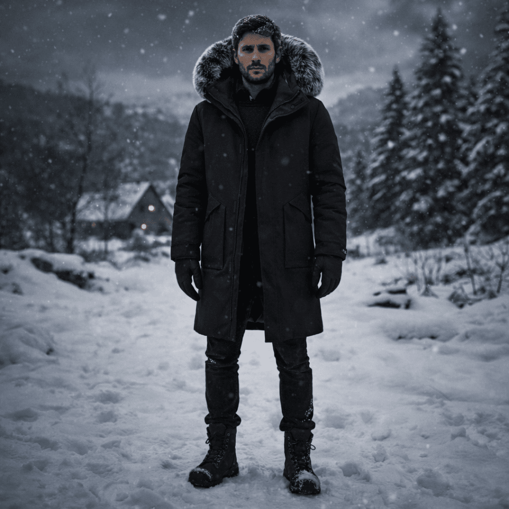 Winterforce Men's Parka With Insulation And Windproof Design