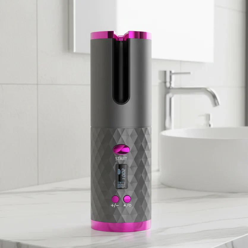 Cordless Hair Wand For Lasting Curls Anywhere On The Go