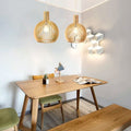 Woodart Handcrafted Wooden Pendant Lamp Delivers Warm Glow
