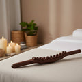 WOODFLEXOR Beaded Massage Stick For Relaxed Muscles And Flexibility