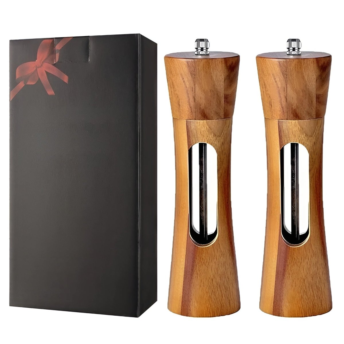 Woodgrind Adjustable Salt Mills Pepper Mills For Tabletop Use