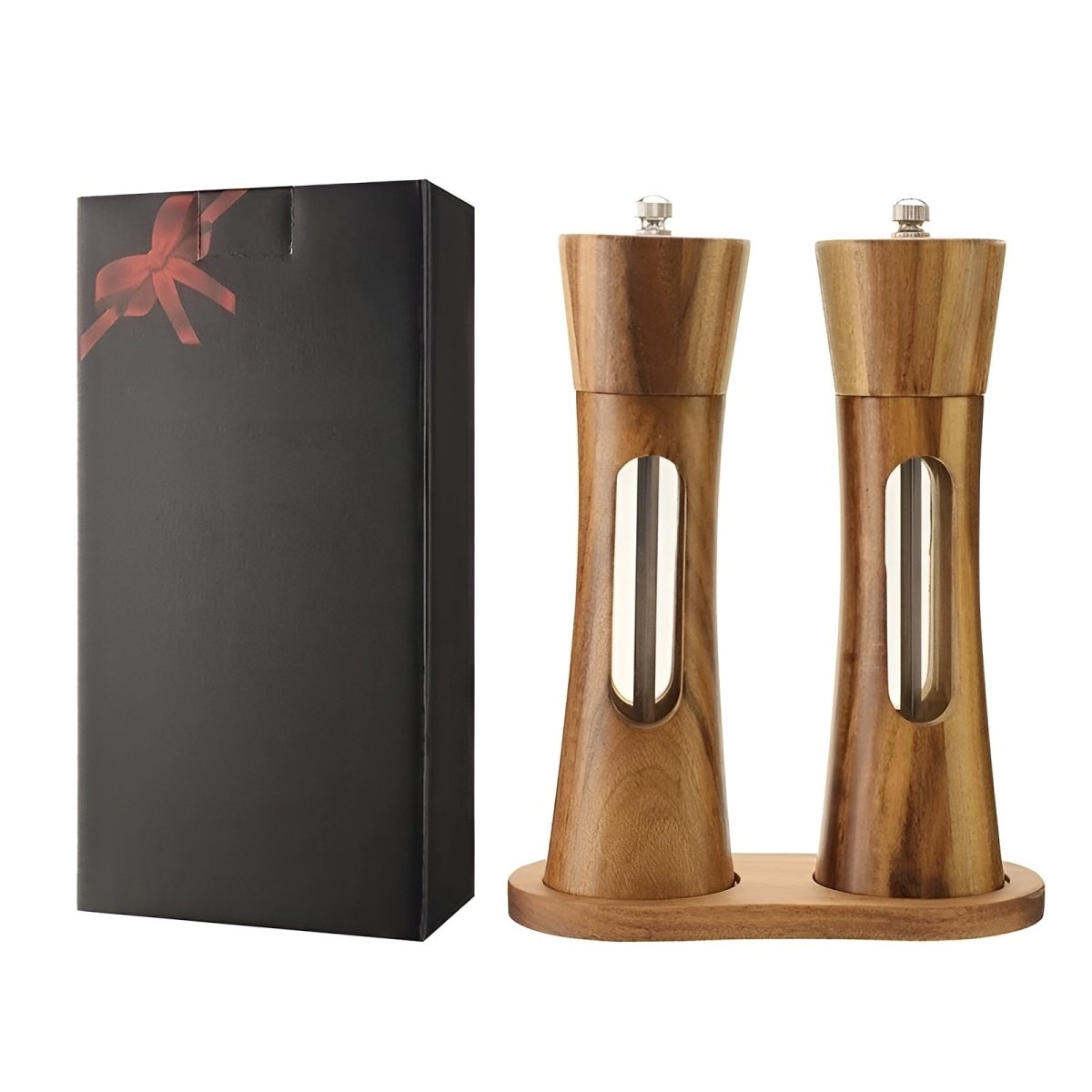 Woodgrind Adjustable Salt Mills Pepper Mills For Tabletop Use