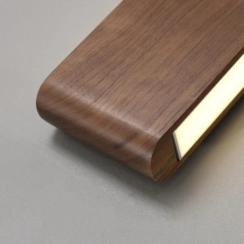 WoodLux LED Wooden Wall Fixture With Three Color Temperatures