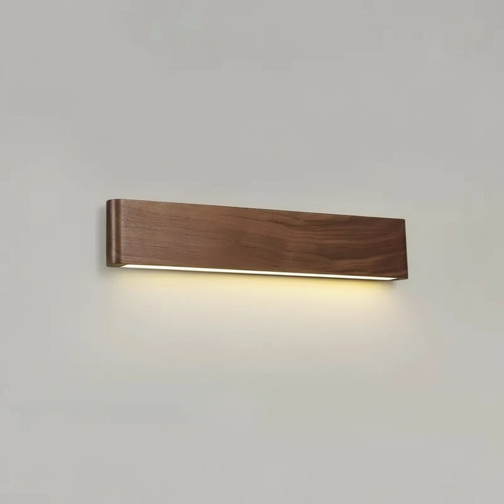 WoodLux LED Wooden Wall Fixture With Three Color Temperatures