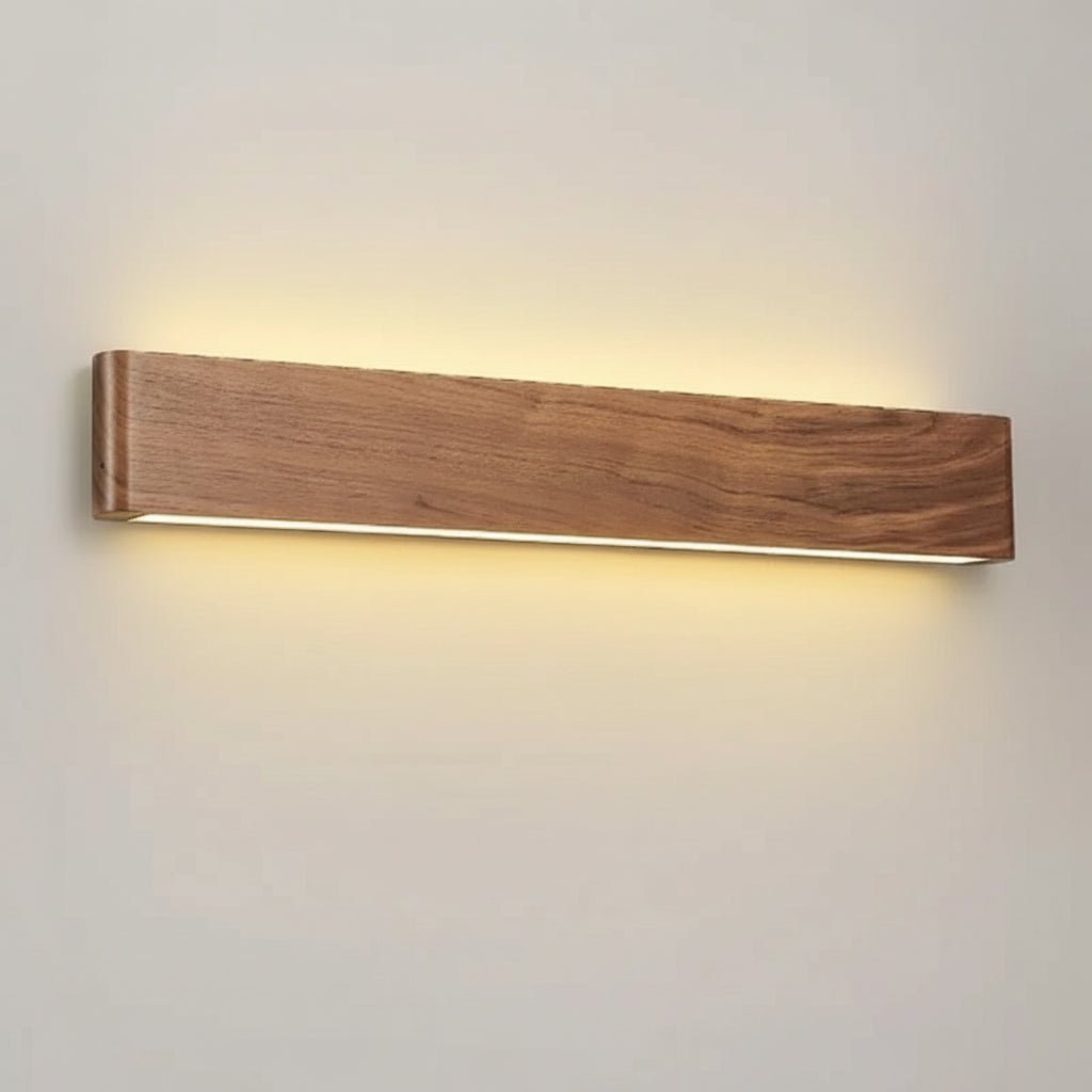 WoodLux LED Wooden Wall Fixture With Three Color Temperatures