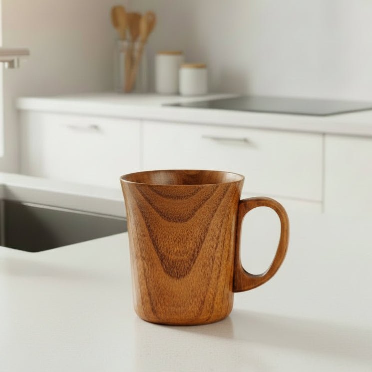 Woodpour Natural Wood Cup For Hot And Cold Drinks Everyday