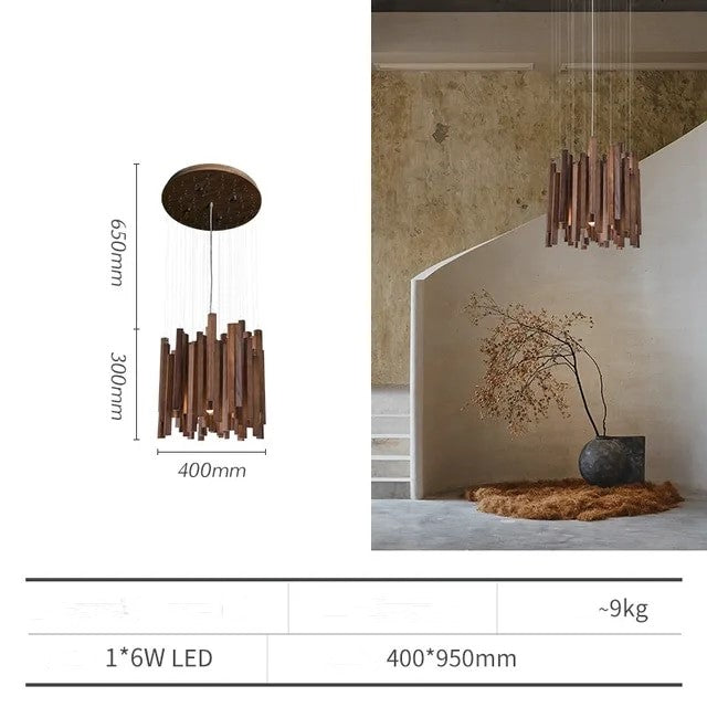 Luma FloraWood Ceiling Light for Modern Living Rooms