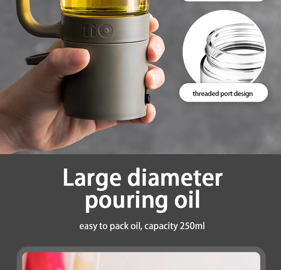 Gourmet Mist Glas Olie Sprayer, 250ml, Til Sundere Madlavning