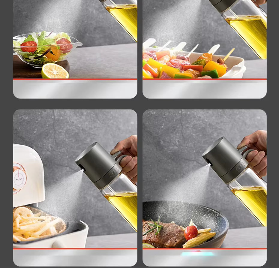 Gourmet Mist Glas Olie Sprayer, 250ml, Til Sundere Madlavning