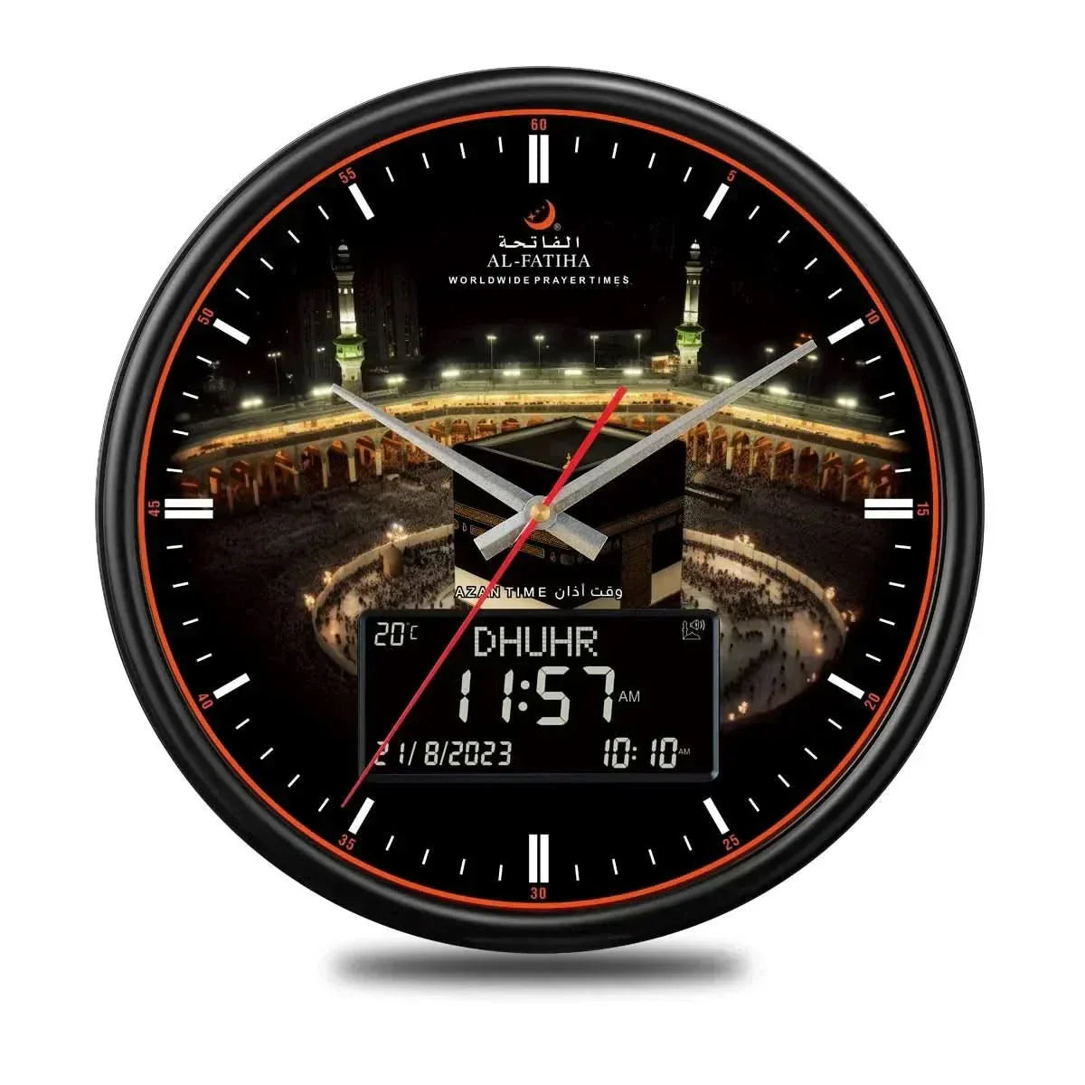 Zamora Time Worldwide Prayer Clock With Azan Alarm