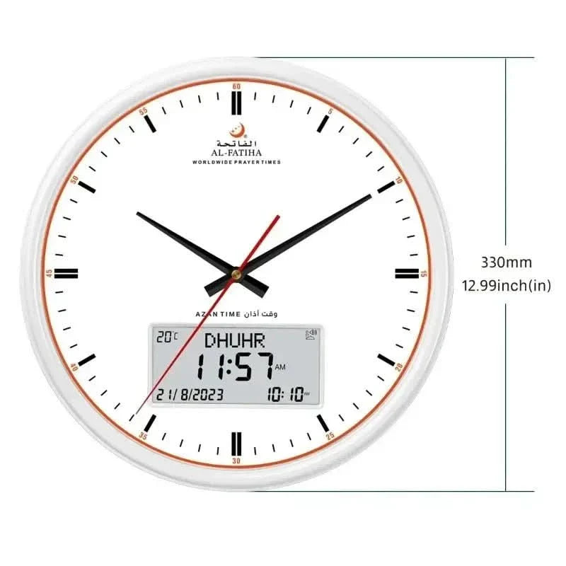 Zamora Time Worldwide Prayer Clock With Azan Alarm
