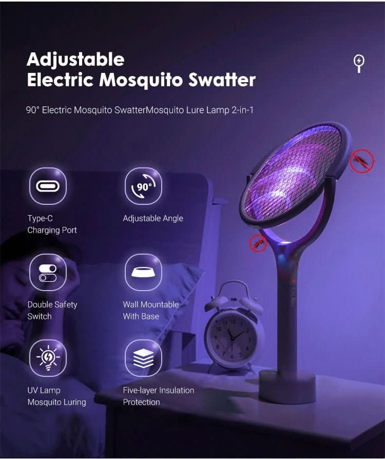 ZapGuard 5-In-1 Mosquito Zapper Includes LED Light And USB Fast Charge