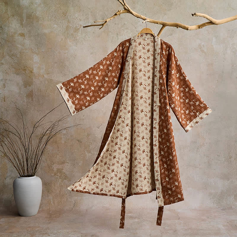 Zenleaf Kimono Robe In Lightweight Style For Daily Unwind