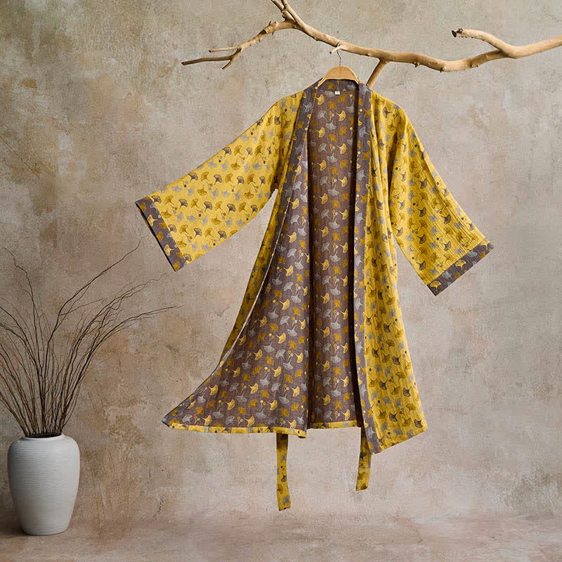 Zenleaf Kimono Robe In Lightweight Style For Daily Unwind