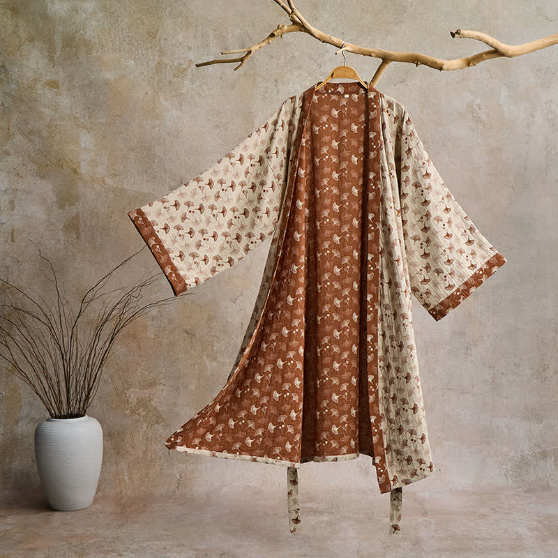 Zenleaf Kimono Robe In Lightweight Style For Daily Unwind