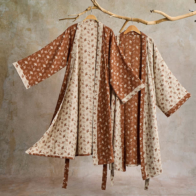 Zenleaf Kimono Robe In Lightweight Style For Daily Unwind