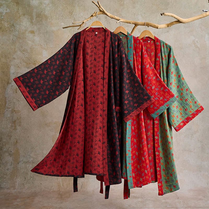 Zenleaf Kimono Robe In Lightweight Style For Daily Unwind