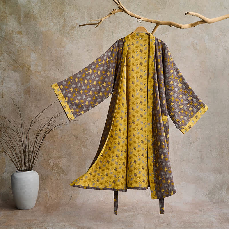 Zenleaf Kimono Robe In Lightweight Style For Daily Unwind