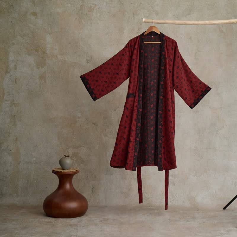 Zenleaf Kimono Robe In Lightweight Style For Daily Unwind
