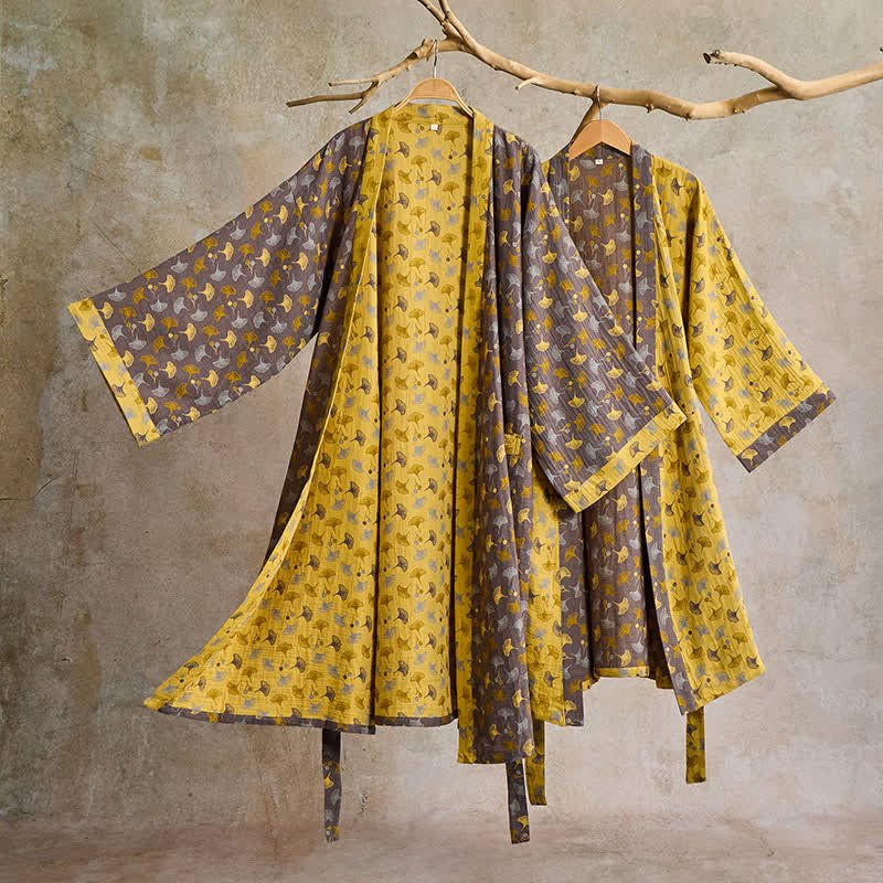 Zenleaf Kimono Robe In Lightweight Style For Daily Unwind