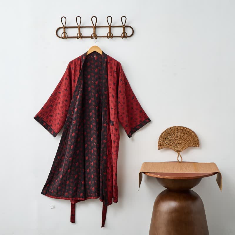 Zenleaf Kimono Robe In Lightweight Style For Daily Unwind