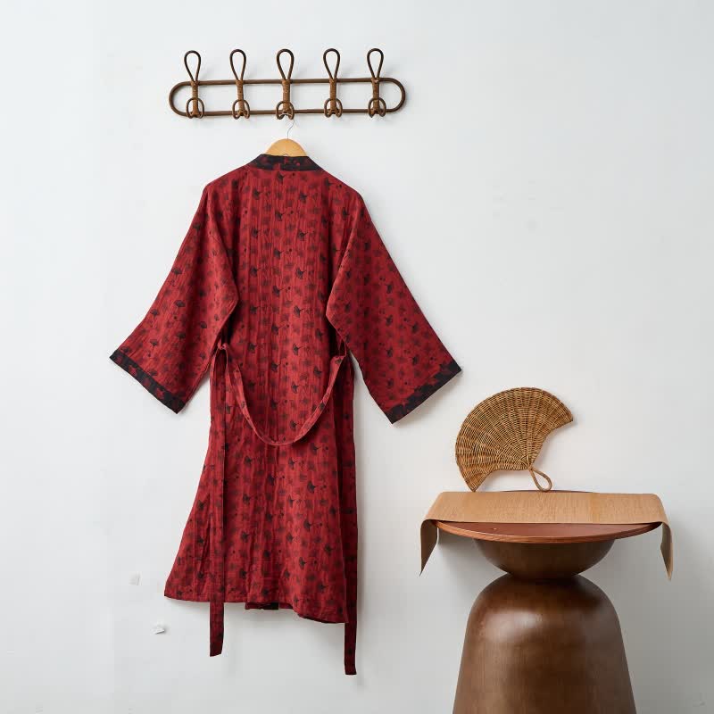 Zenleaf Kimono Robe In Lightweight Style For Daily Unwind