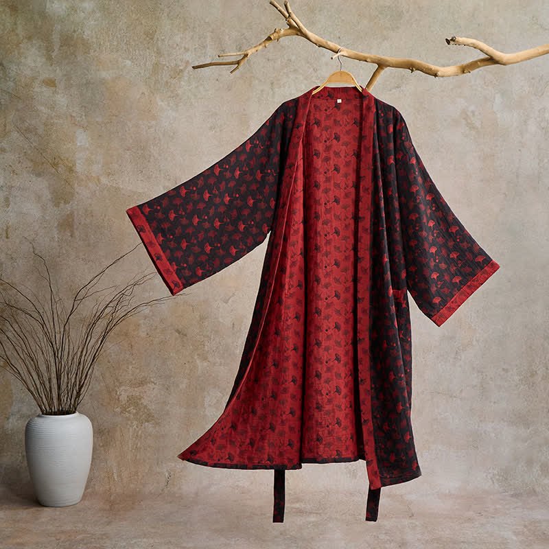 Zenleaf Kimono Robe In Lightweight Style For Daily Unwind