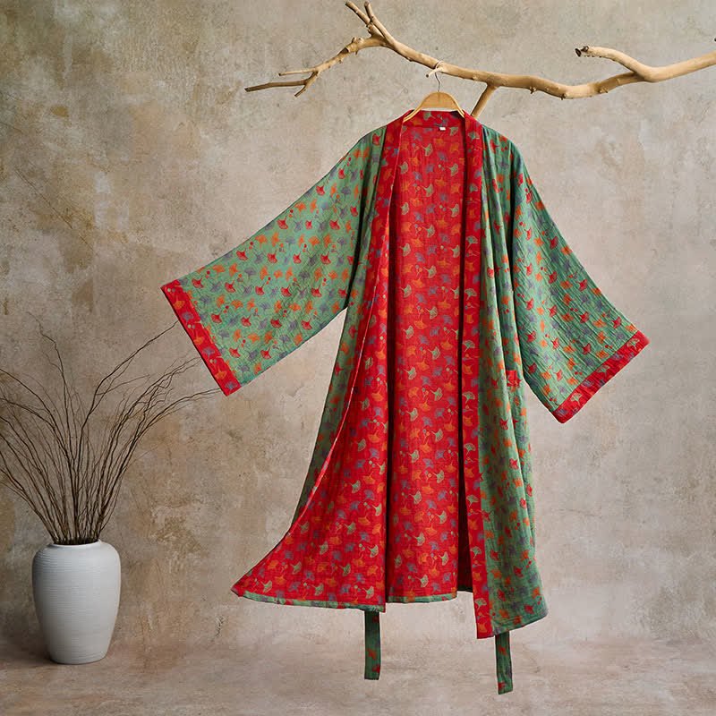 Zenleaf Kimono Robe In Lightweight Style For Daily Unwind
